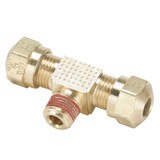 Tube to Pipe - Branch Tee - Air Brake D.O.T. Compression Style Fittings for J844 Tubing - NTA